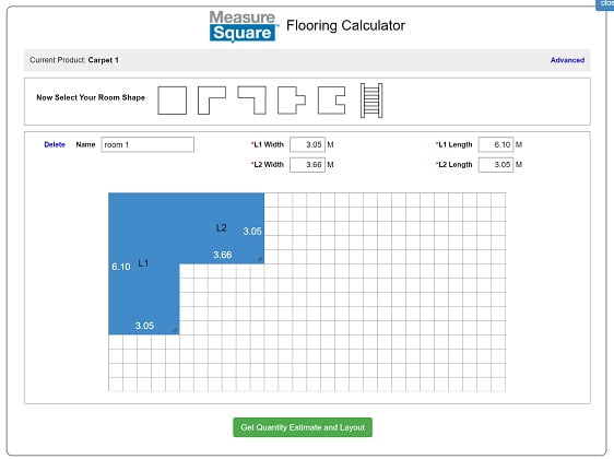 Vinyl Flooring Calculator - Measure Square